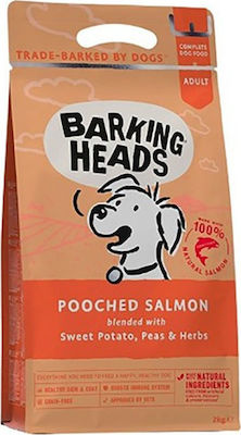 Barking Heads Pooched Salmon 2kg Trockenfutter ohne Getreide für erwachsene Hunde mit Lachs