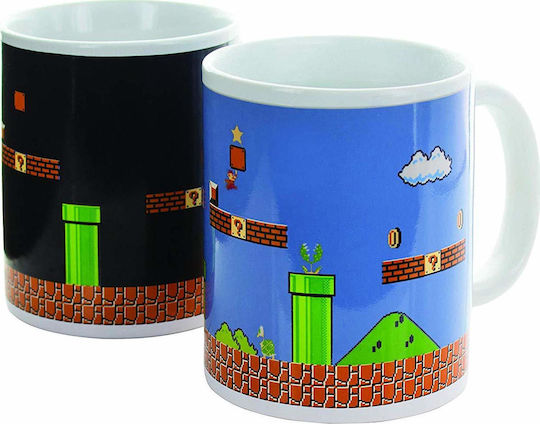 Paladone Nintendo Super Mario Bros. Heat Change Mug Heat Change Κούπα Κεραμική Πολύχρωμη 300ml Paladone Nintendo Super Mario Bros. Heat Change Mug Heat Change Κούπα Κεραμική Πολύχρωμη 300ml