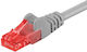 Goobay S/FTP Cat.6 (Gigabit) Καλώδιο Δικτύου Ethernet 10m Γκρι