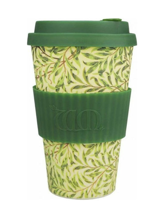 Ecoffee Cup Willow Κούπα Μπαμπού Πράσινη 400ml