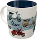 Nostalgic Art Vespa - Model Chart Ceramic Cup White 330ml