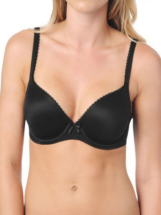 Triumph Perfectly Soft WHP Μαύρο Σουτιέν με Ελα...