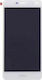 Huawei Οθόνη mit Touch-Mechanismus für Huawei Y6 2017 (Weiß)