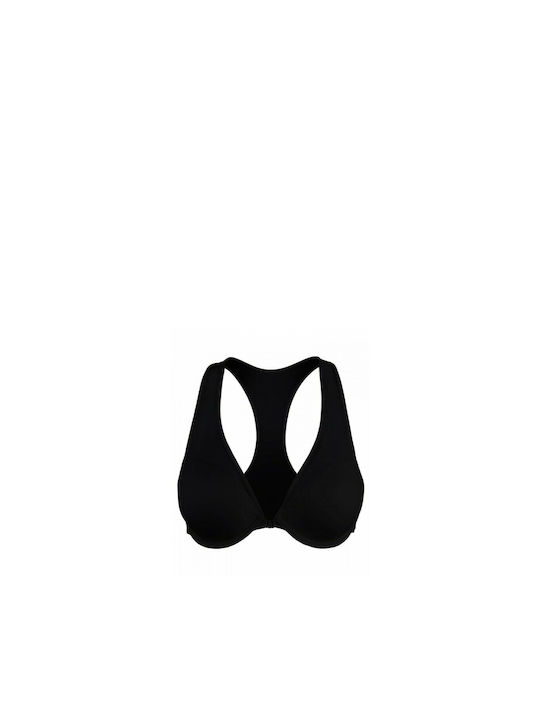 Calvin Klein Push U Triangle Push Up Triangle Bra Black