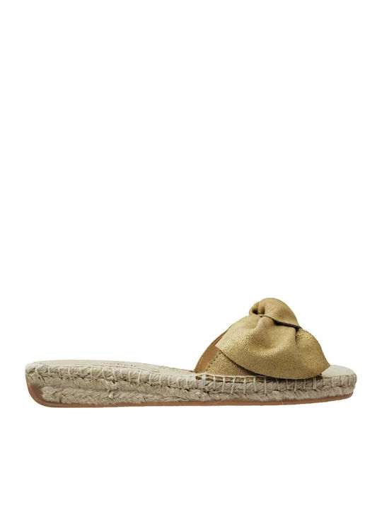 Jeffrey Campbell Boreal Women's Flat Sandals In Gold Colour