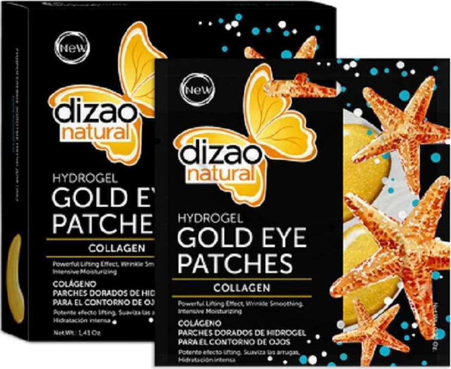 Dizao Natural Hydrogel Gold Eye Patches Collagen 5τμχ Skroutz.gr