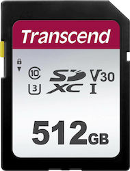Transcend 300s SDXC 512GB Clasa 10 U3 V30 UHS-I
