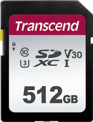 Transcend 300s SDXC 512GB Class 10 U3 V30 UHS-I