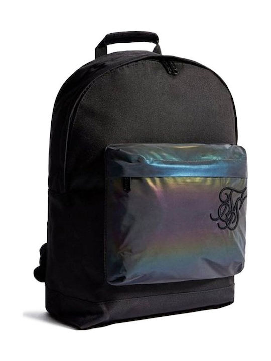 Sik Silk Iridescent Pouch Rucksack Schwarz