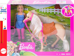 Παιχνιδολαμπάδα Κούκλα & Άλογο για 3+ Ετών Barbie