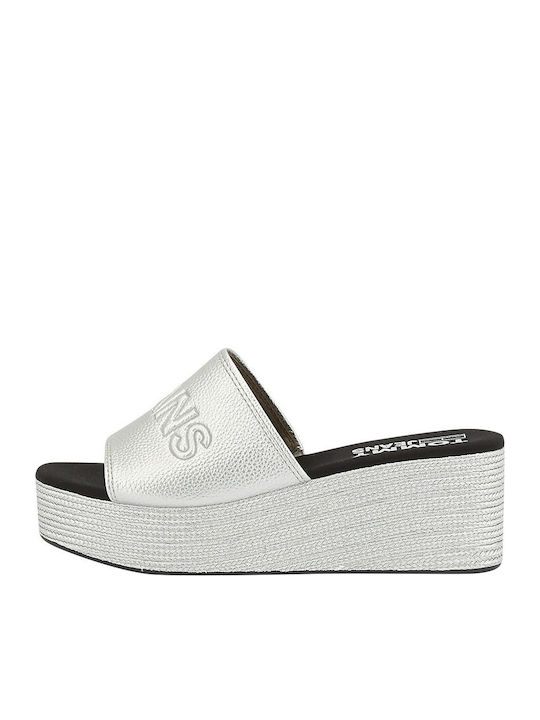 Tommy hilfiger shiny metallic flatform sandal outlet