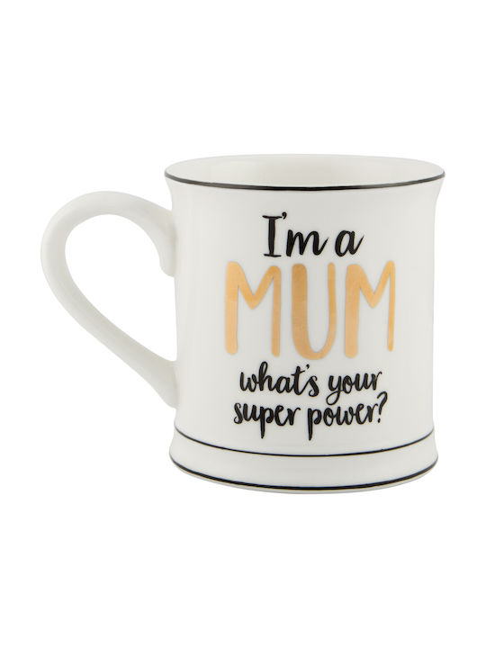 Sass & Belle I am a Mum Cană Ceramică Albă 400ml 1buc