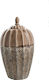 Zen Collection Decorative Vase Brown 21.5x21.5x38cm