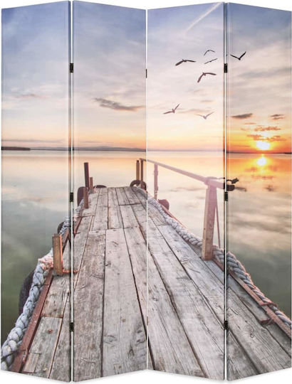 vidaXL Διακοσμητικό Παραβάν από Καμβά 160x170cm