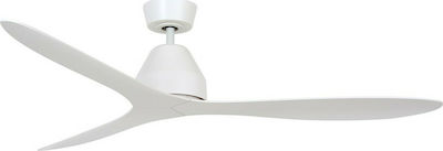 Lucci Air Whitehaven DC NL 213040 Deckenventilator 143cm mit Fernbedienung Weiß