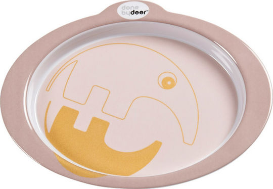 Done by Deer Πιάτο με Αντιολισθητικό Πάτο Contour Powder/ Gold