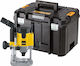 DEWALT DW622KT-QS Plunge Router 1400W cu Control al Vitezei și cu Sistem de Aspirație