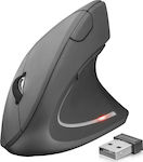 Trust Verto Ergonomic Wireless Vertical Mouse Black