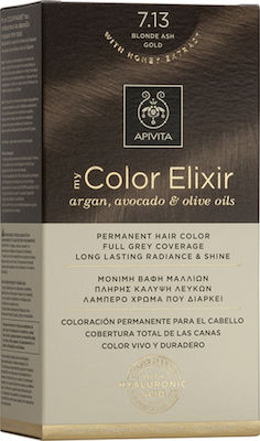 Apivita My Color Elixir Set Haarfarbe kein Ammoniak 7.13 Blond chantre Meli 125ml