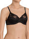 Modern Posy Bra without Padding Underwire Black