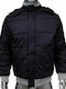 Everlast 10243 Herren Winter Jacke Lässig Marineblau