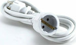 Oscar Plus 3X1.5 Extension Cable Cord 3x1.5mm²/5m White