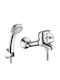 Pyramis Sonia Mixing Bathtub Shower Faucet Complete Set Silver