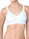 Triaction Wellness Athletic Athletic Bra without Padding without Underwire White