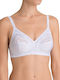 Claudette 104 Bra without Padding without Underwire White