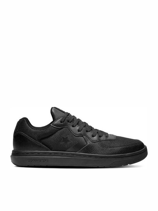 Converse Rival Leather Ox Sneakers Black