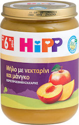 Hipp Cremă de fructe Apple, Nectarine & Mango Fără gluten pentru 6m+ 190gr