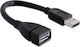 Akyga Converter USB-A female to USB-A male 1pcs AK-USB-23