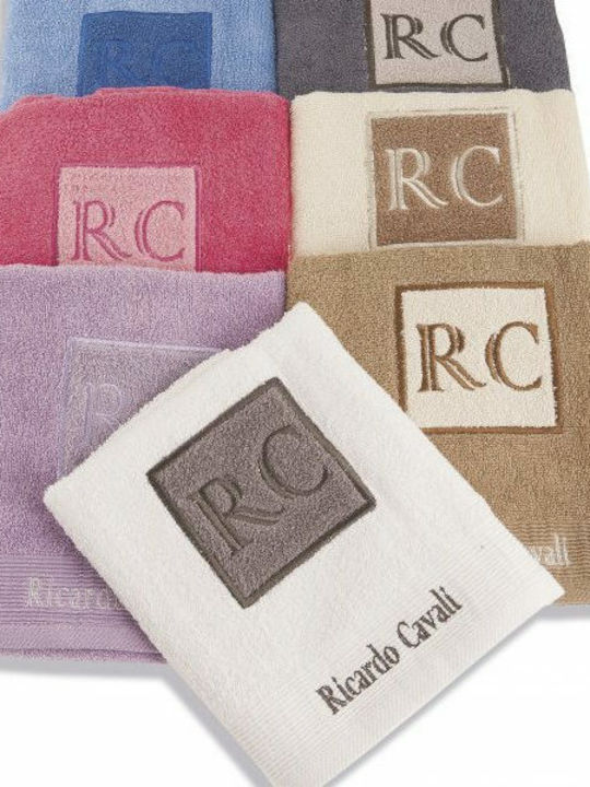 Dimcol 3-tlg. Set Badetücher Ricardo Cavalli Pink