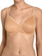 Comfort Minimizer Minimizer Bra without Padding Underwire Beige