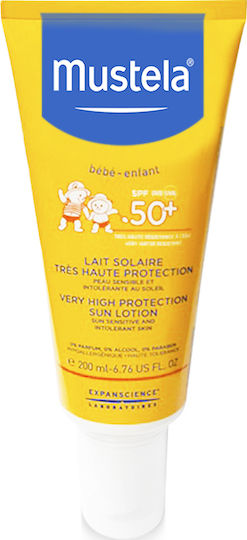 Mustela Waterproof Baby Sunscreen Emulsion 200ml