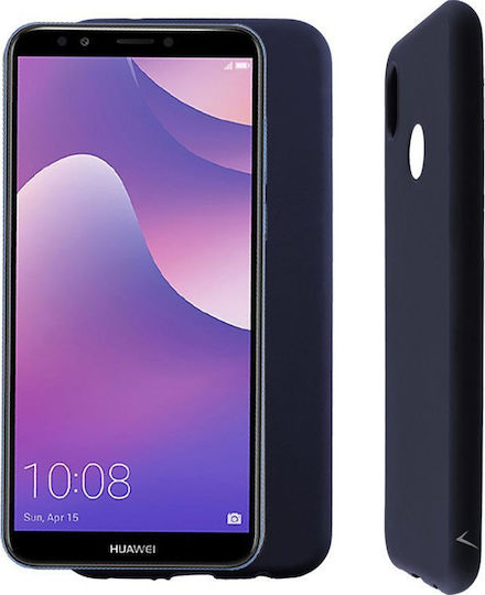 Volte-Tel Husă Silicon TPU Back Cover Albastră Huawei Y7 2018/Y7 Prime 2018