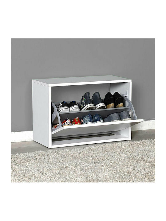 Step 6 Wooden Shoe Organizer White 60x30x42cm
