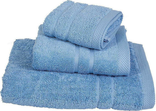Le Blanc Badehandtuch Gekämmte 80x145εκ. Silk 600gr Gewicht 600gr/m²