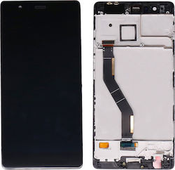 Οθόνη με Πλαίσιο για Huawei P9 Plus (Μαύρο)