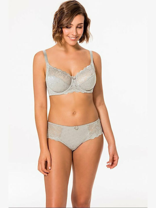 Dorina Philippa Bra without Padding Underwire Gray