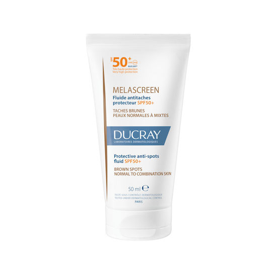 Ducray Melascreen UV Light Cream Normal to Combination Skin Wasserdicht Sonnencreme Creme Gesicht SPF50 40ml