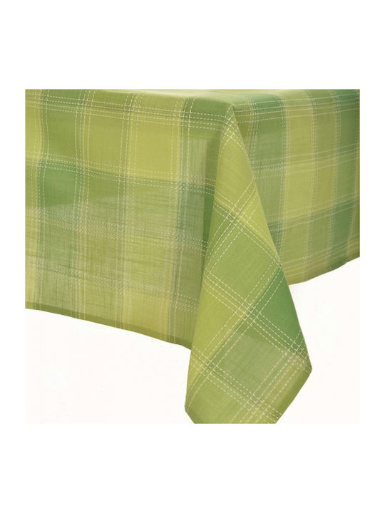 Silk Fashion Tablecloth 3702 Green 140x140cm