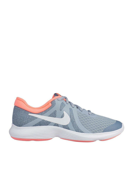 Nike Revolution 4 GS Kids Running Shoes Gray