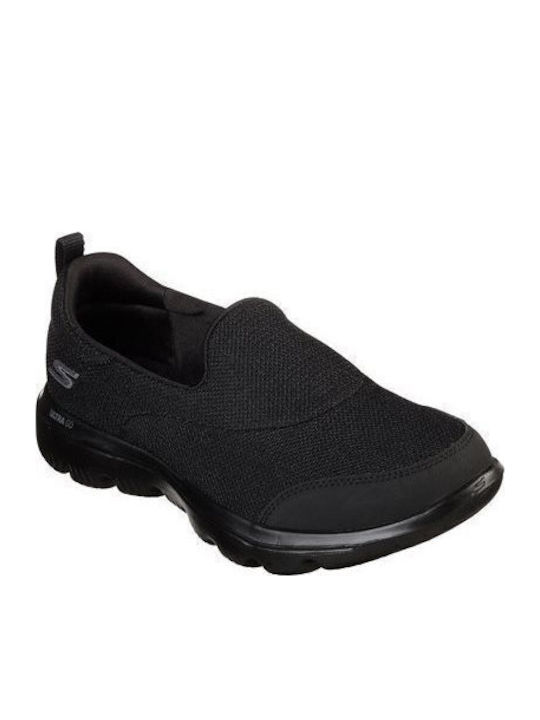 Gowalk Evolution Ultra Γυναικεία Slip-On Πάνινα Μαύρα