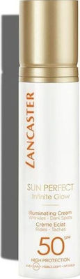 Lancaster Sun Perfect Infinite Glow Illuminating Αντηλιακή Κρέμα Προσώπου SPF50 50ml