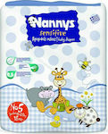 Nannys Baby's Wish Scutece cu bandă adezivă Sensitive Nr. 6 pentru 15-30 kgkg 16buc