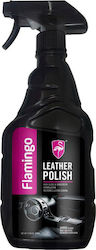 Flamingo Flüssig Reinigung für Lederteile Leather Polish 500ml 14298