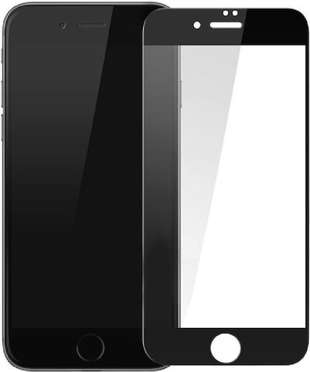 Powertech 5D Закалено стъкло за цялото лице Черен (iPhone SE 2022 / 2020 / 8 / 7 - iPhone SE 2022 / 2020 / 8 / 7)