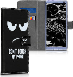 KWmobile Synthetic Leather Wallet Black (Xperia 10)