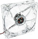 Akyga AW-12A-BG Case Fan 120mm (1000rpm) με Πράσινο Φωτισμό και Σύνδεση 4-Pin Molex Διάφανο